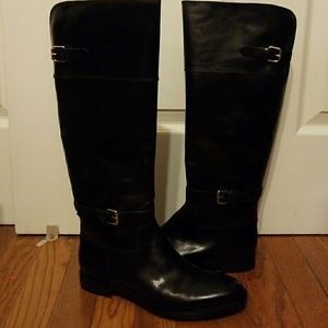 Enzo Angiolini Leather Riding Boots
